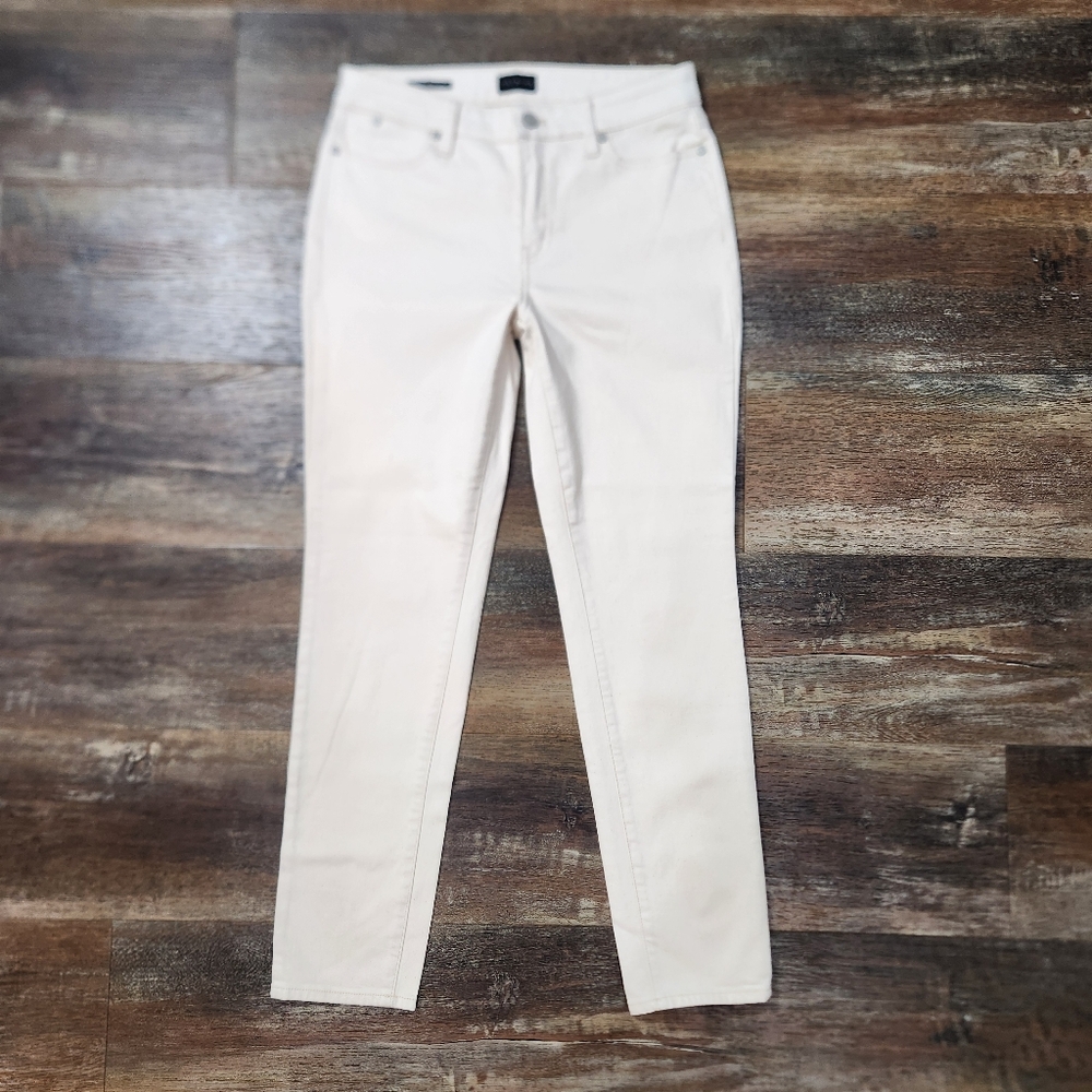 Talbots Slim Ankle Jeans Size 4 - Natural Color - Picture 4 of 11